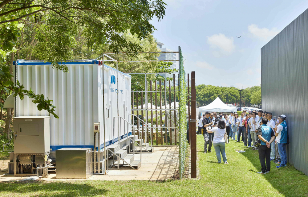 友達西大墩窯文化館建置屋頂全綠電及儲能櫃，為兼具創能儲能的永續綠能場域