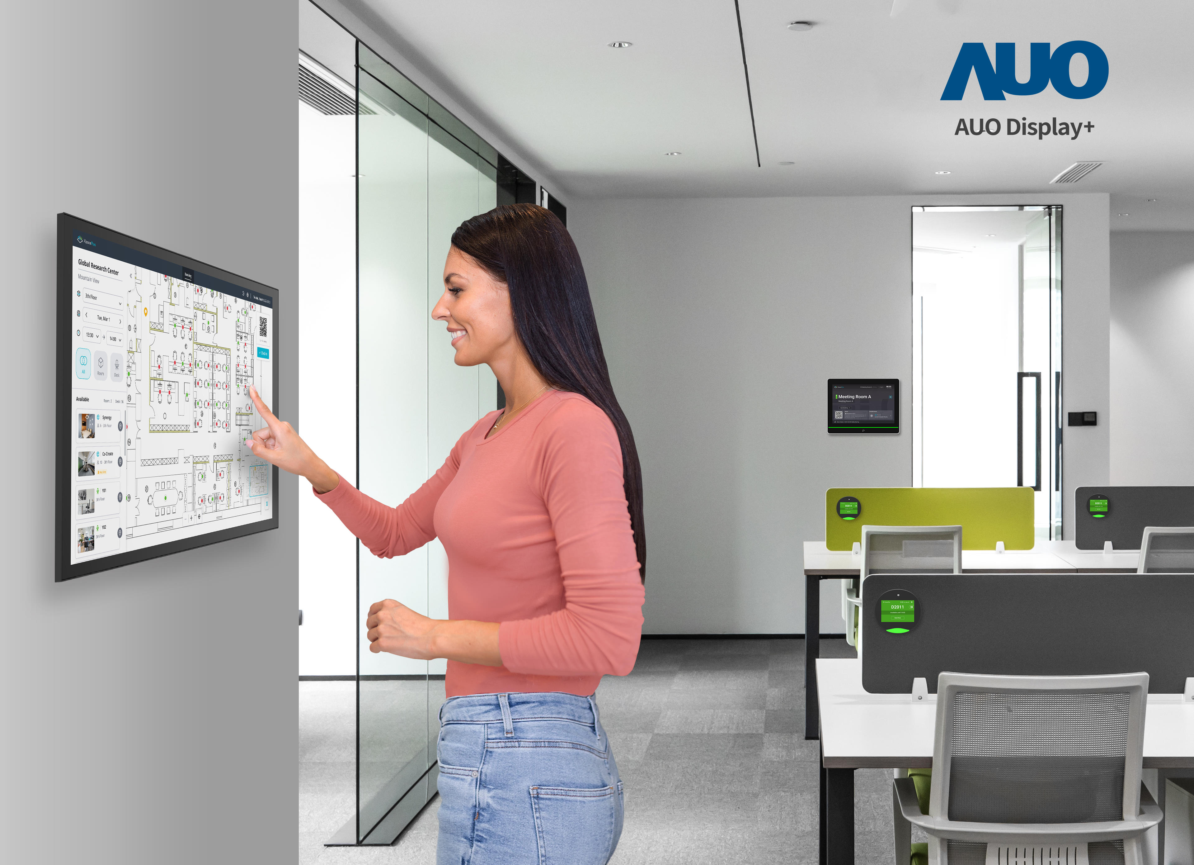 达擎会议空间管理解决方案可应用于空间预约和管理流程，将办公空间的查询、预约和保留等流程自动化，为用户提供更灵活、弹性的工作模式