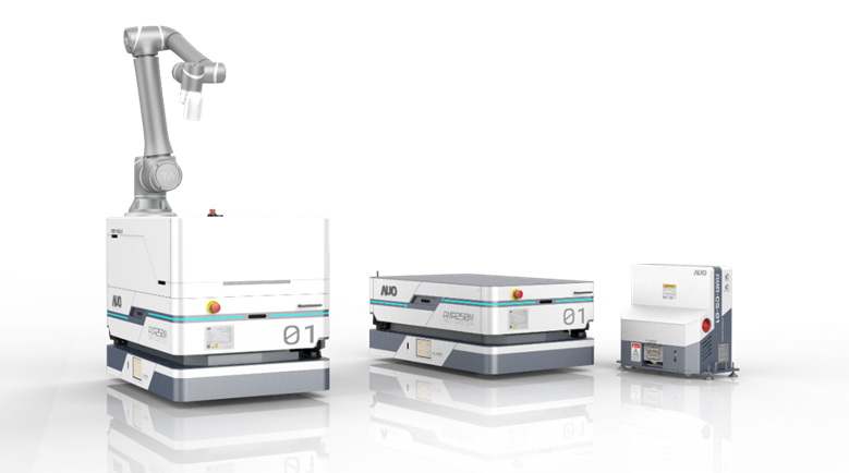 友達數位開發的自主式移動機器人（AMR250M），搭配全向輪並結合AI演算法、2D LiDAR、3D攝影機等技術，協助客戶實現產線全自動化